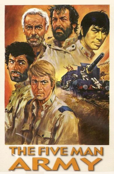 The Five Man Army AKA Un esercito di 5 uomini (1969) Don Taylor, Italo Zingarelli, Bud Spencer, Peter Graves, James Daly