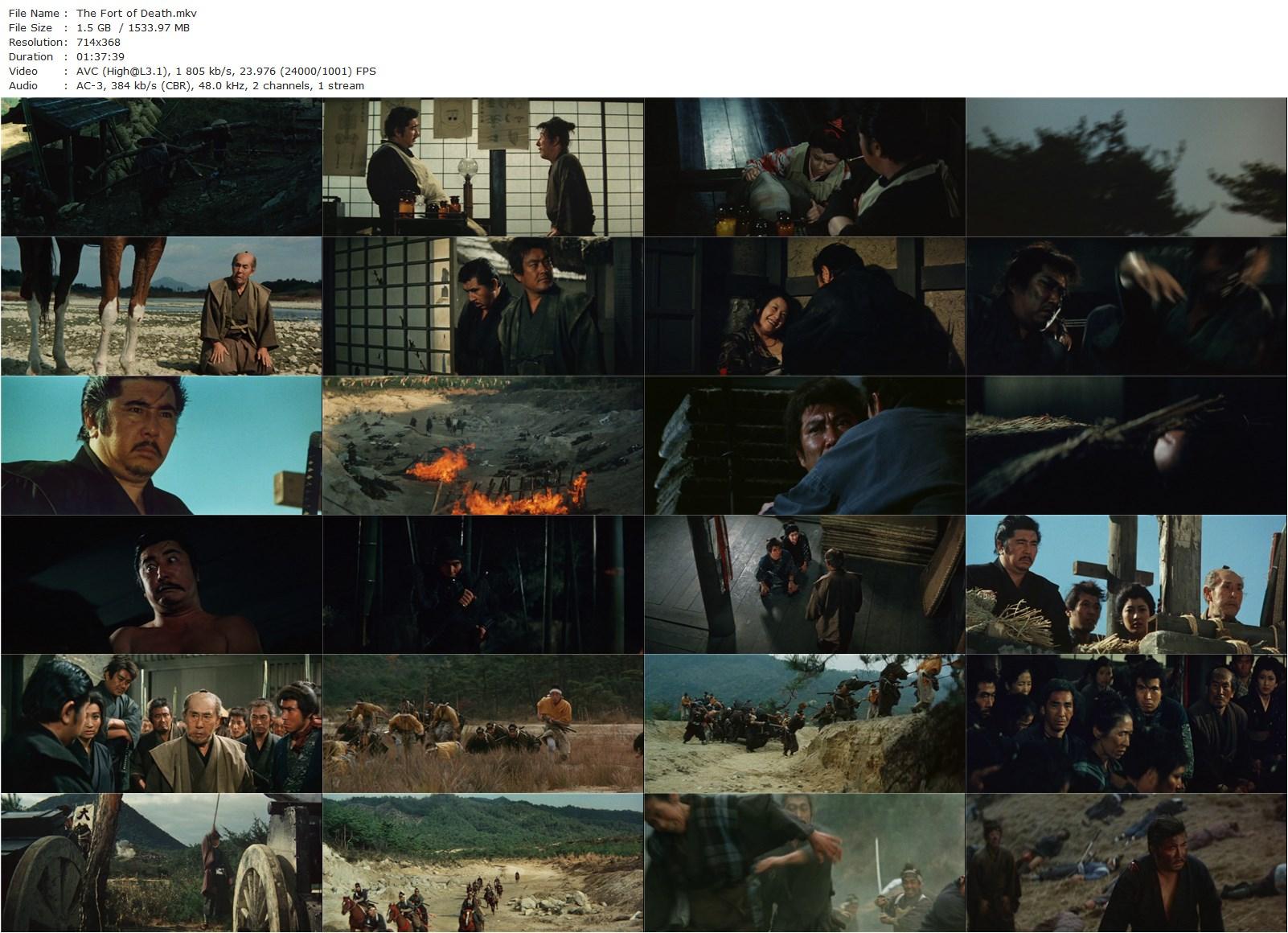 The Fort of Death AKA Gonin no Shôkin Kasegi (1969) Eiichi Kudô, Kanjûrô Arashi, Hideo Fujimoto, Teruo Fujinaga-poster