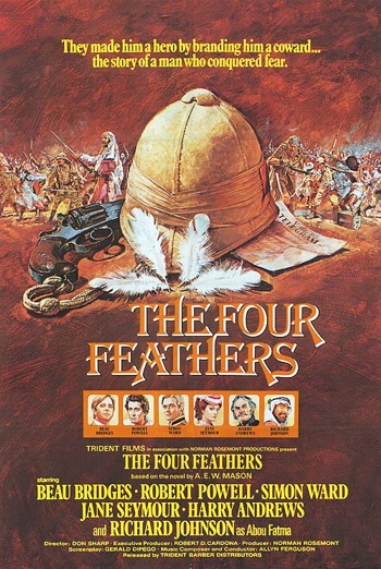 The Four Feathers (1978) Don Sharp, Beau Bridges, Robert Powell, Simon Ward, Adventure, Drama, History, Romance, War