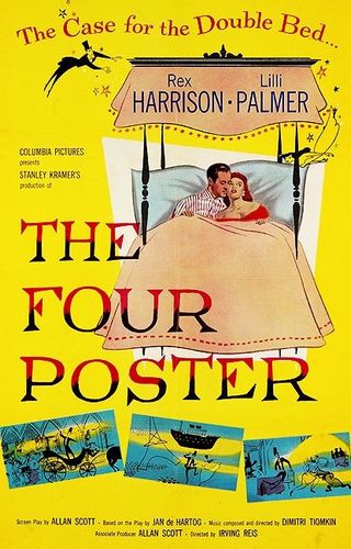 The Four Poster (1952) Irving Reis, Rex Harrison, Lilli Palmer