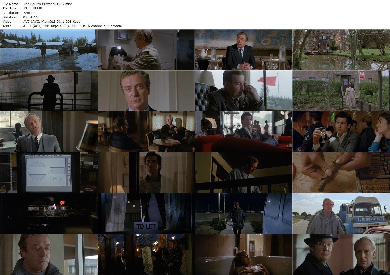 The Fourth Protocol (1987) John Mackenzie, Michael Caine, Pierce Brosnan, Ned Beatty-poster