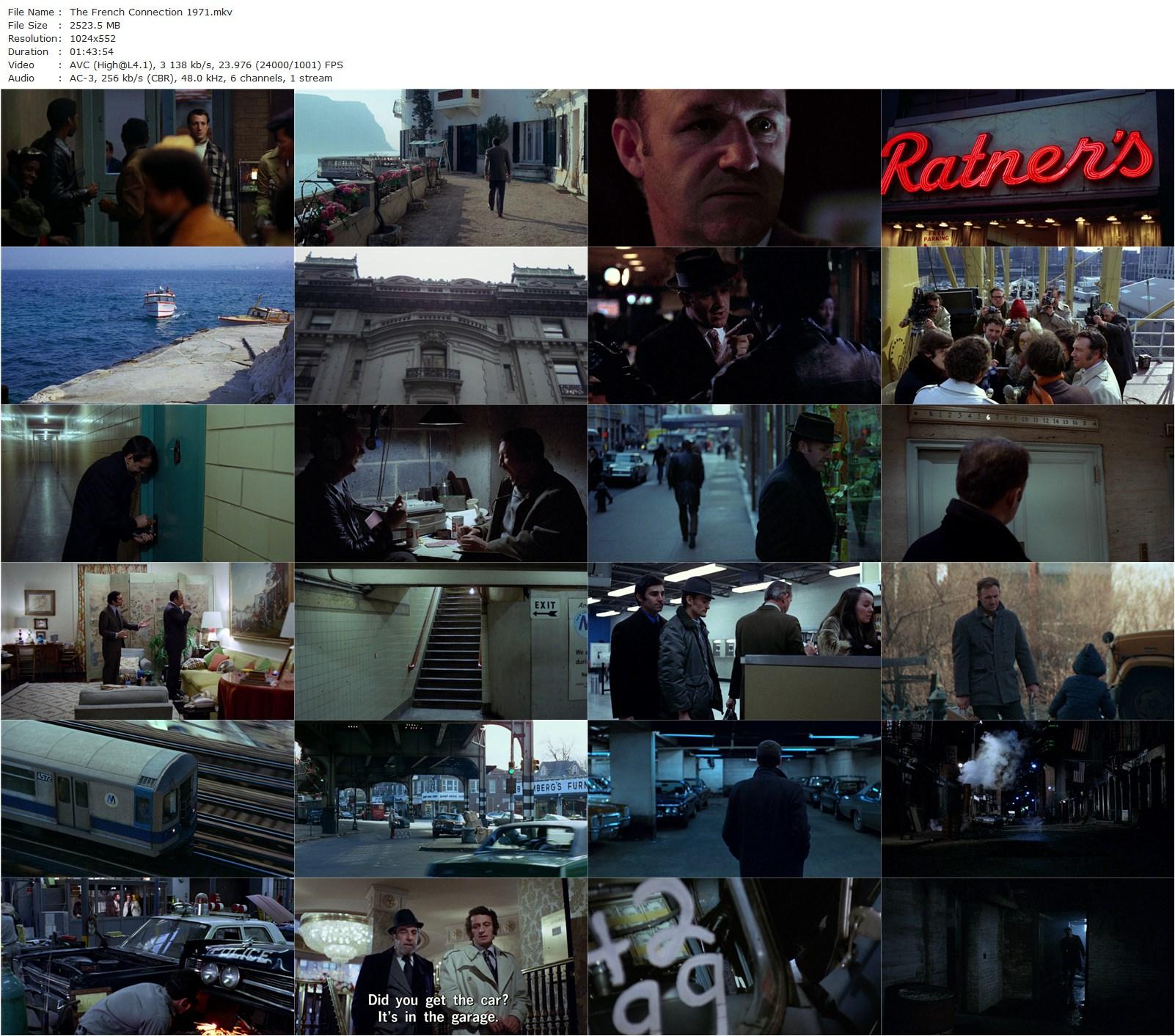 The French Connection (1971) William Friedkin, Gene Hackman, Roy Scheider, Fernando Rey-poster