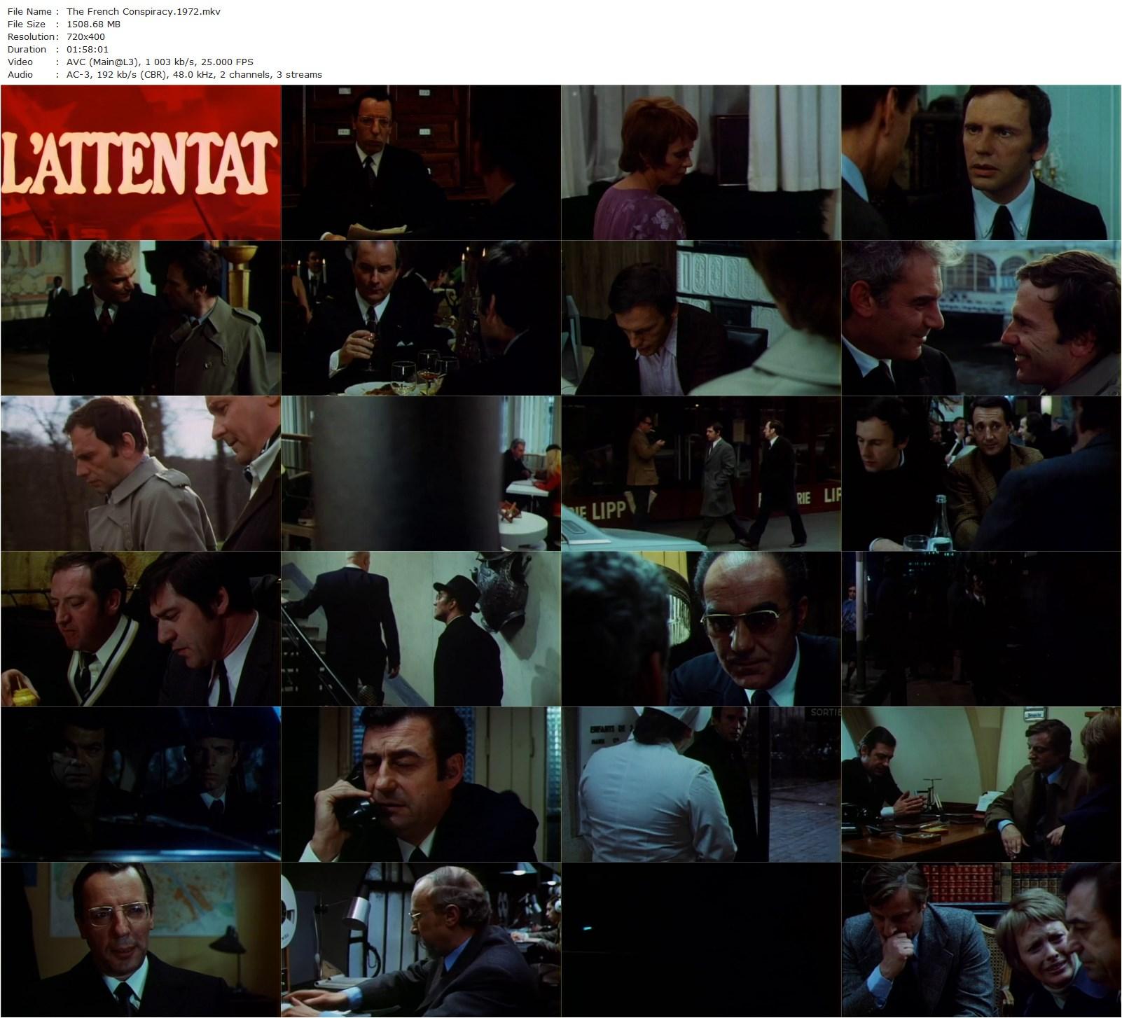 The Assassination AKA L’attentat (1972) Yves Boisset, Jean-Louis Trintignant, Michel Piccoli, Jean Seberg-poster