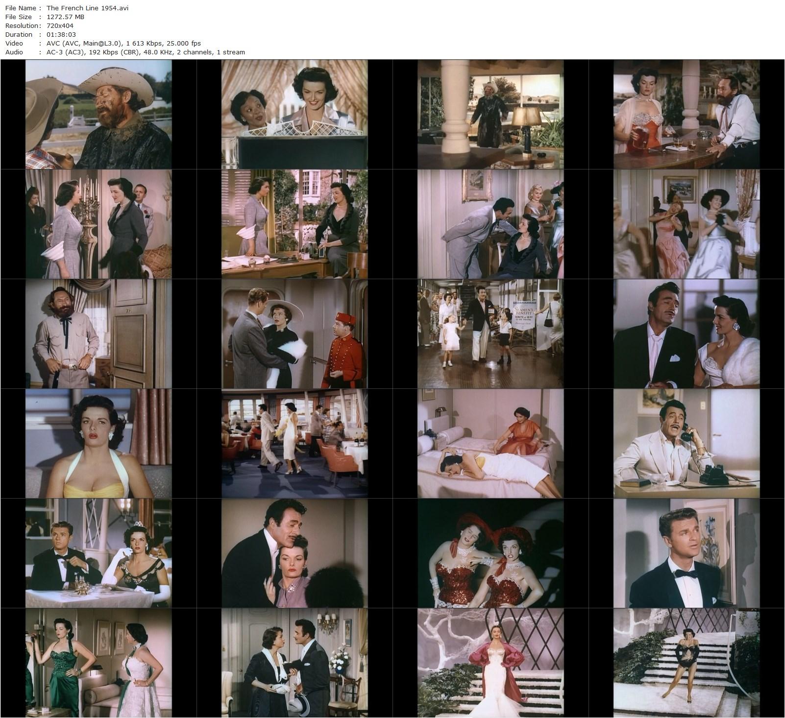 The French Line (1953) Lloyd Bacon, Jane Russell, Gilbert Roland, Arthur Hunnicutt-poster