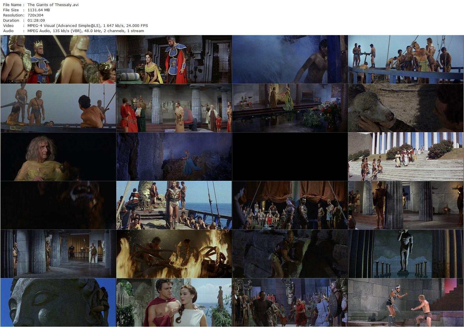 The Giants of Thessaly AKA I giganti della Tessaglia (1960) Riccardo Freda, Roland Carey, Ziva Rodann, Alberto Farnese-poster