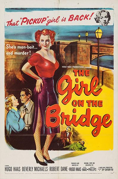The Girl on the Bridge (1951) Hugo Haas, Beverly Michaels, Robert Dane