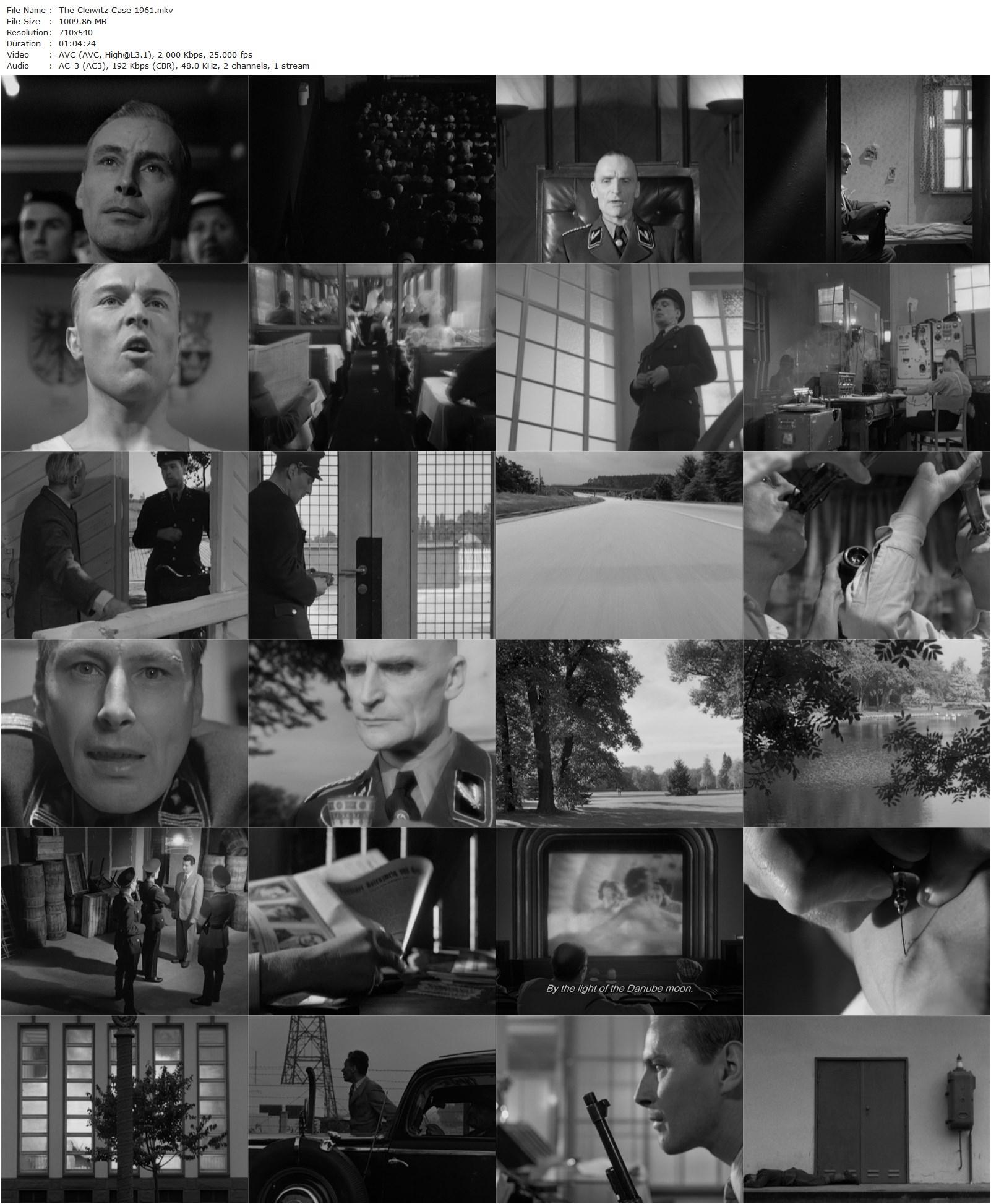 The Gleiwitz Case (1961) Gerhard Klein, Hannjo Hasse, Christoph Beyertt, Wolfgang Kalweit-poster