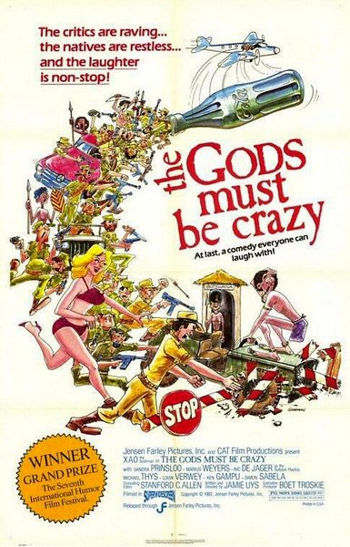 The Gods Must Be Crazy (1980) Jamie Uys, N!xau, Marius Weyers, Sandra Prinsloo