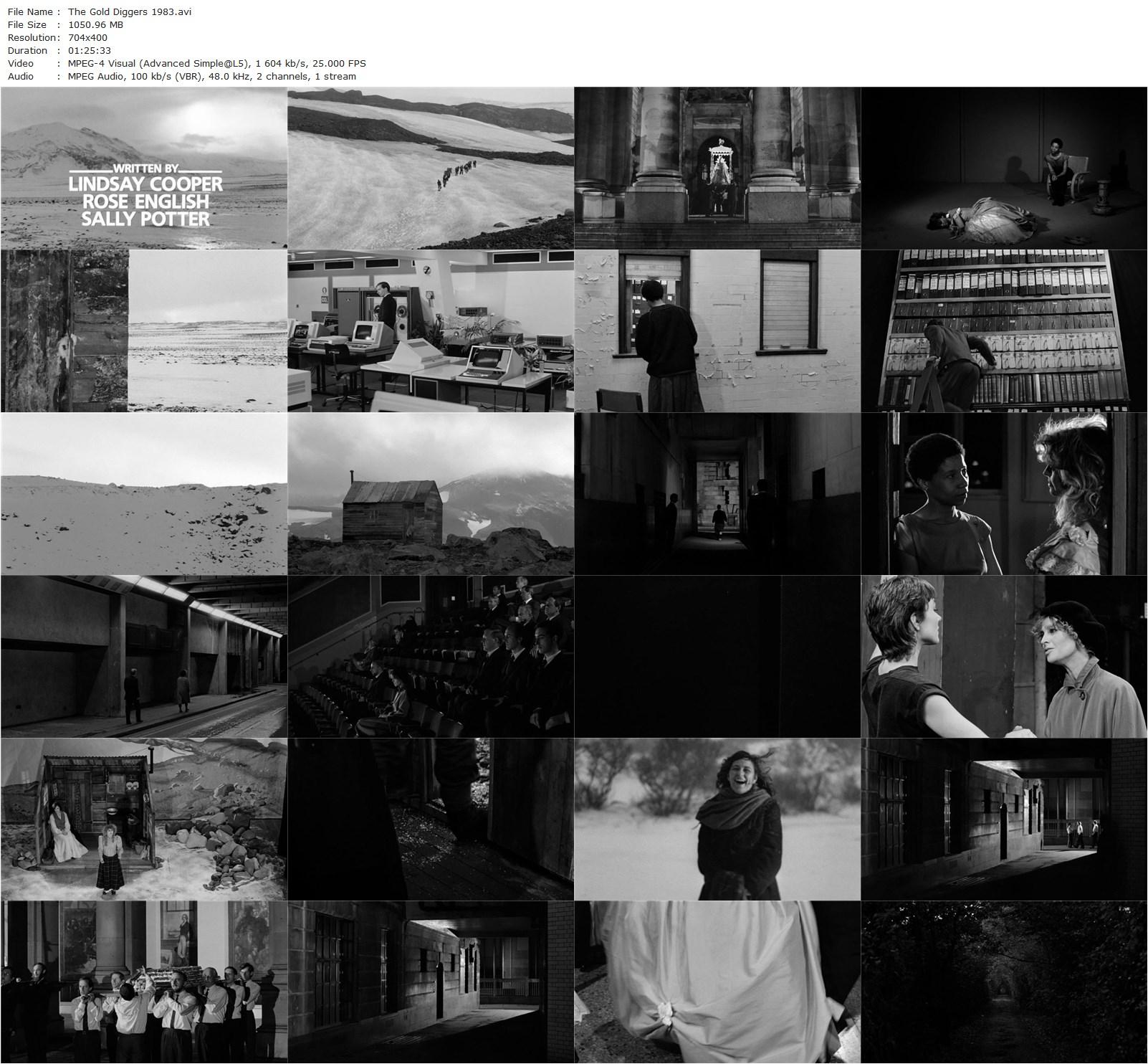 The Gold Diggers (1983) Sally Potter, George Antoni, Julie Christie, Kassandra Colson-poster