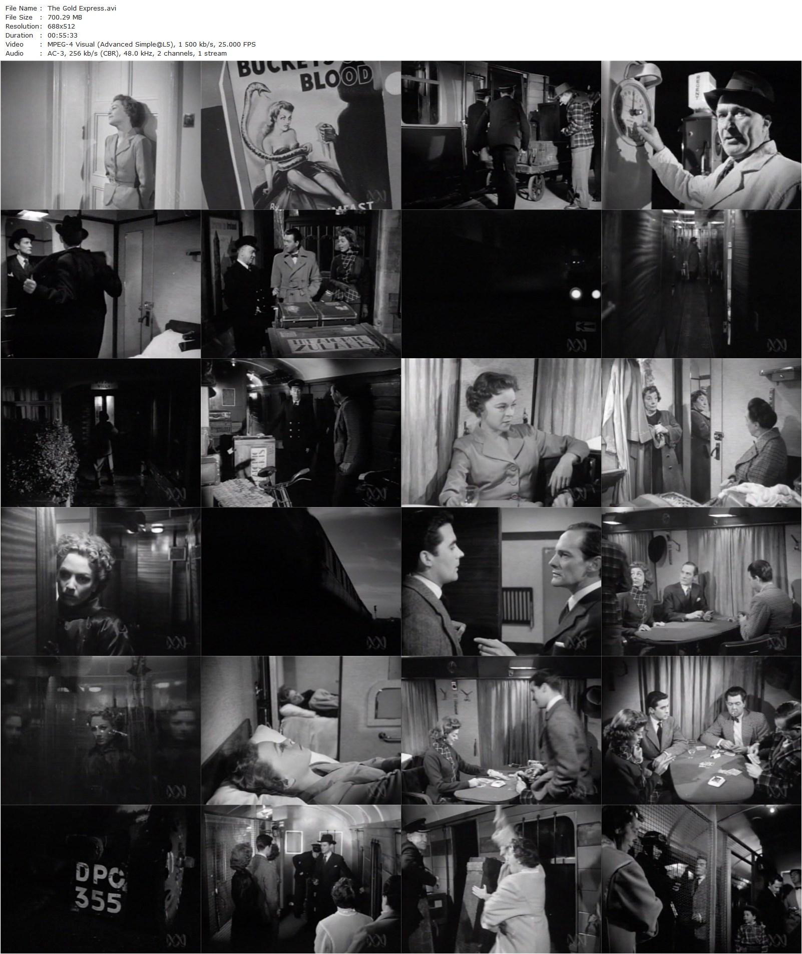 The Gold Express (1955) Guy Fergusson, Colin Bell, Vernon Gray, Ann Walford, May Hallatt-poster