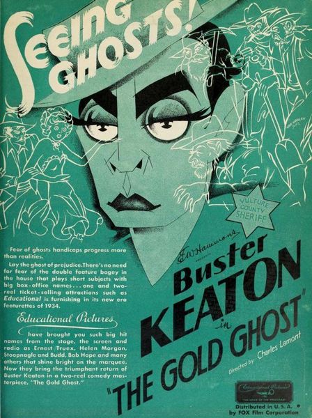 The Gold Ghost (1934) Charles Lamont, Buster Keaton, Warren Hymer, Dorothy Dix, Western, Comedy, Short