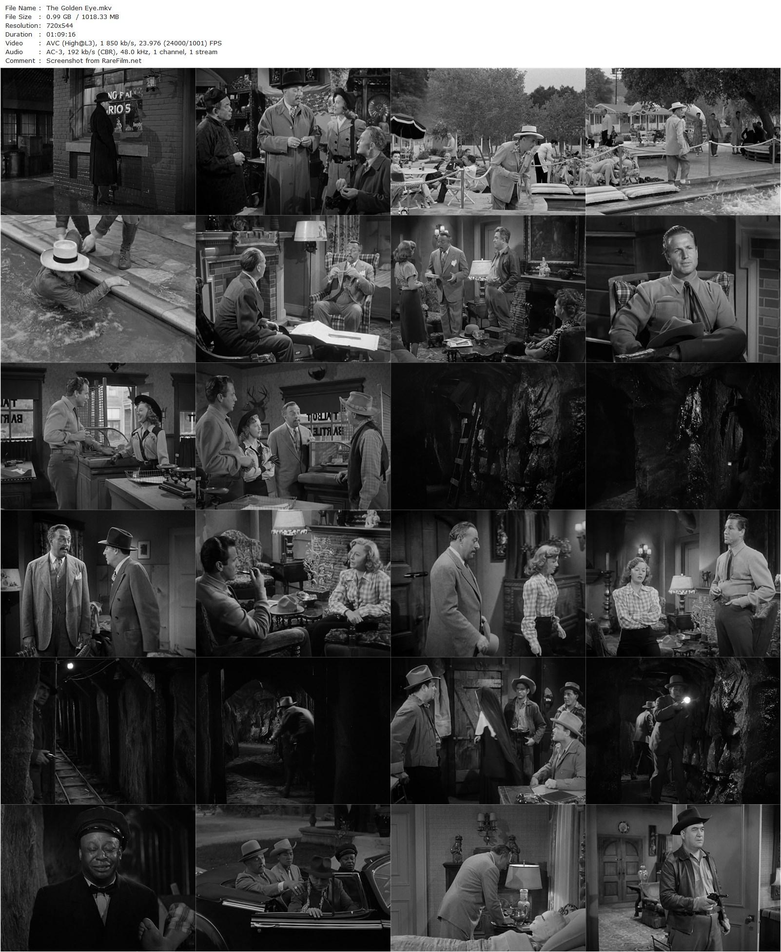 The Golden Eye (1948) William Beaudine, Roland Winters, Wanda McKay, Mantan Moreland-poster