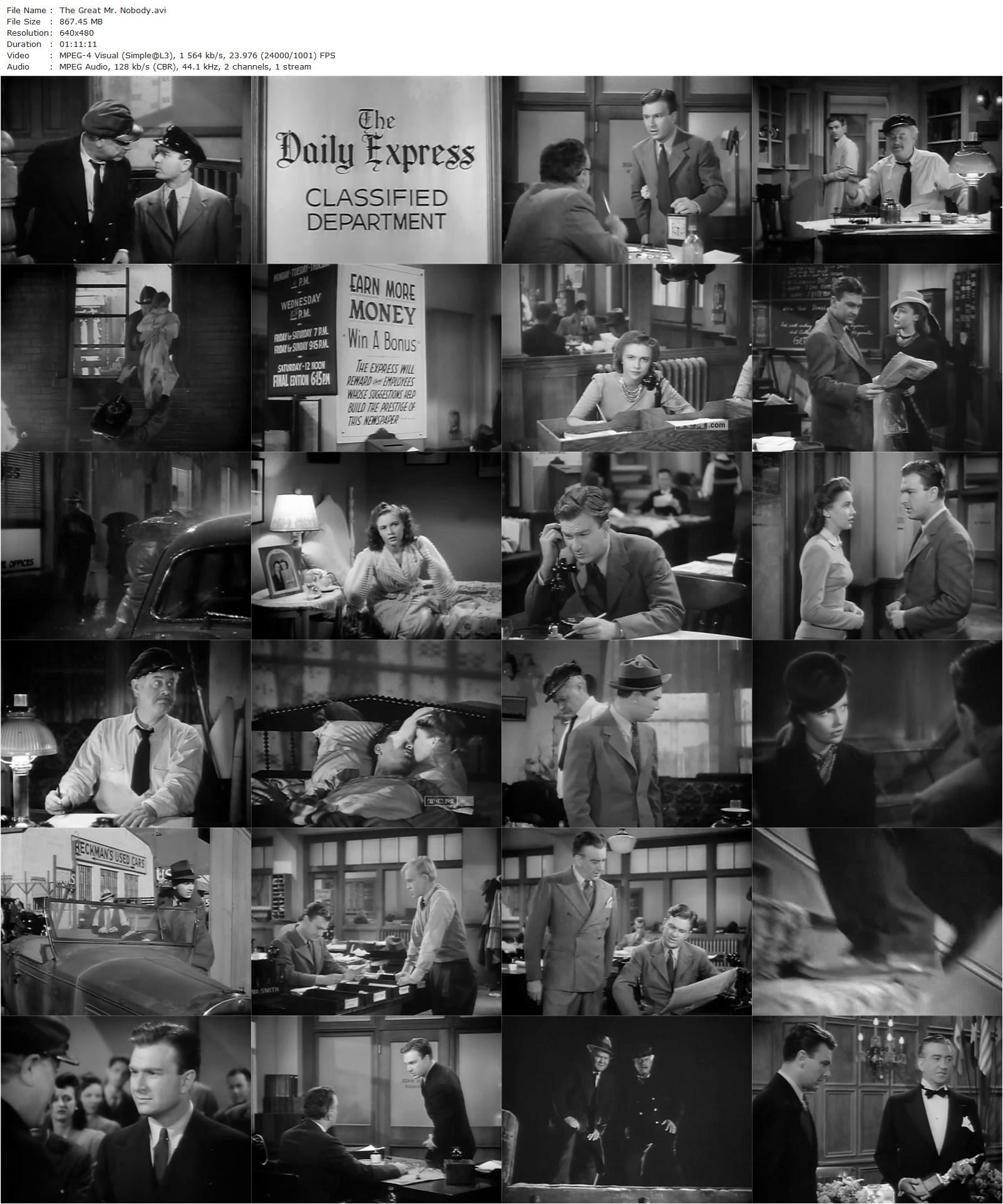 The Great Mr. Nobody (1941) Benjamin Stoloff, Eddie Albert, Joan Leslie, Alan Hale-poster