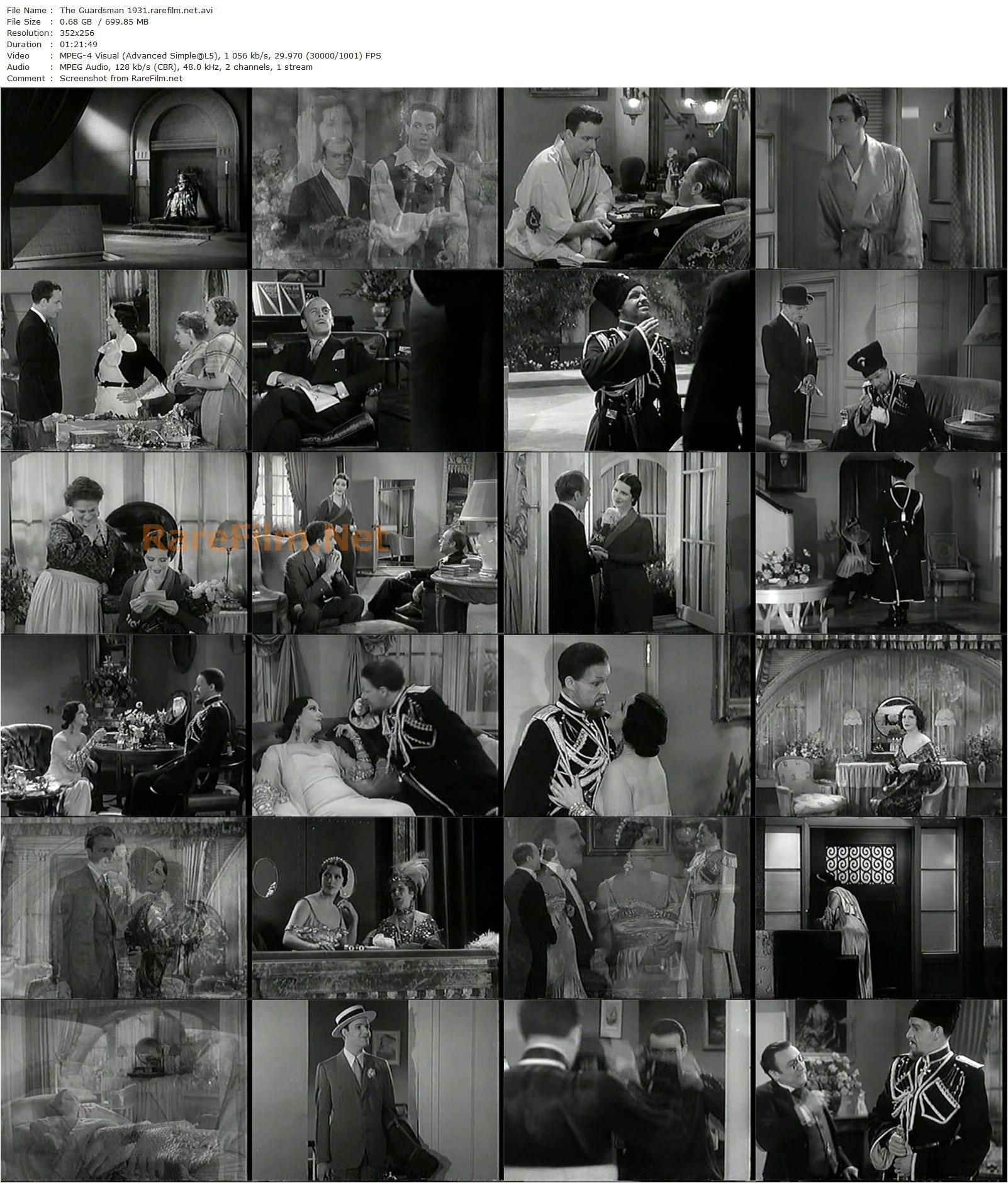 The Guardsman (1931) Sidney Franklin, Alfred Lunt, Lynn Fontanne, Roland Young-poster