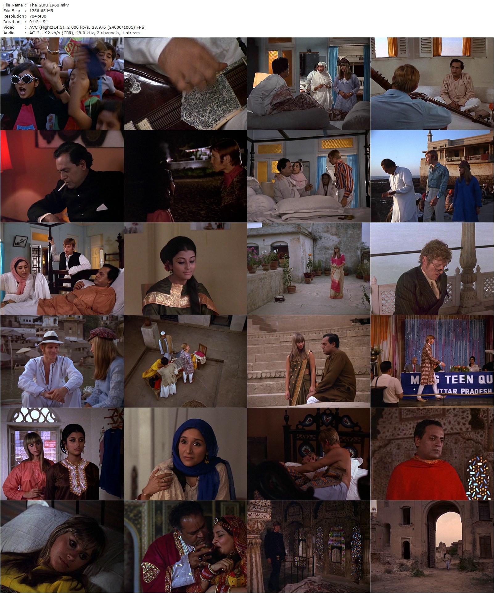 The Guru (1969) James Ivory, Rita Tushingham, Michael York, Utpal Dutt-poster