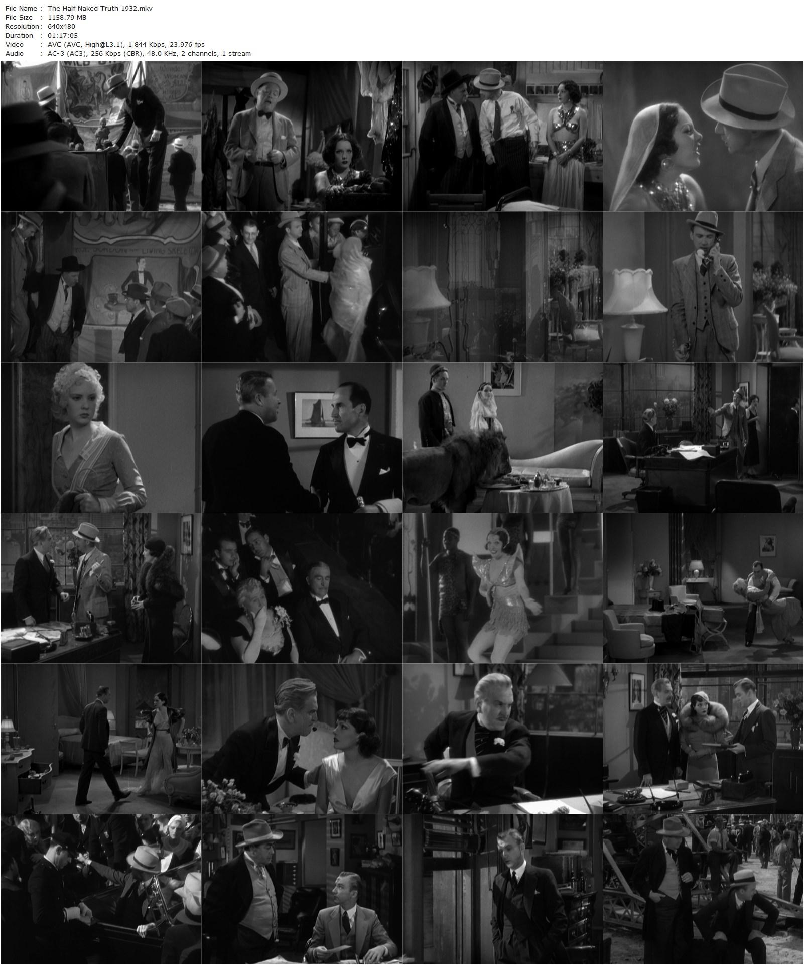 The Half-Naked Truth (1932) Gregory La Cava, Lupe Velez, Lee Tracy, Eugene Pallette-poster