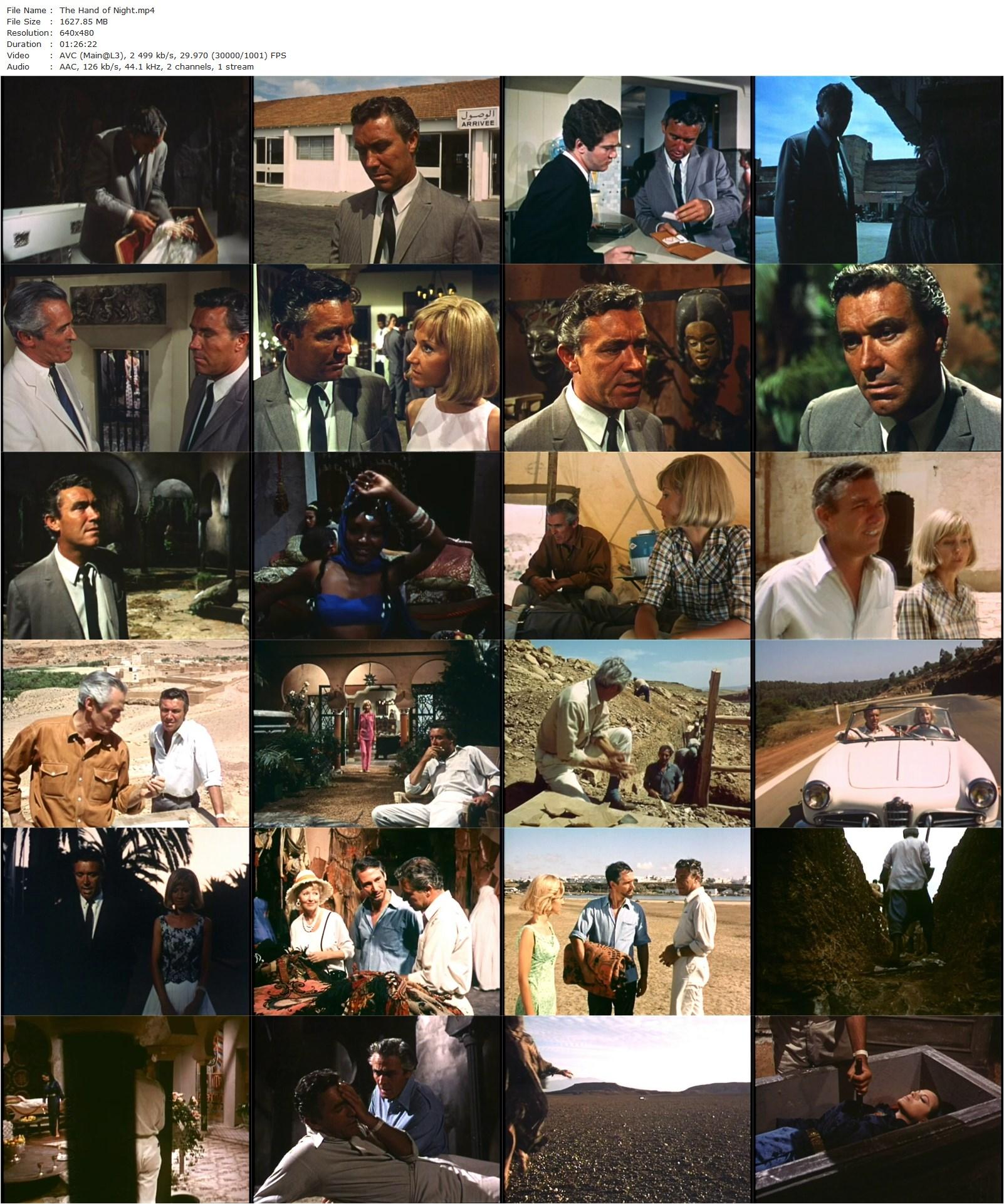 The Hand of Night (1968) Frederic Goode, William Sylvester-poster