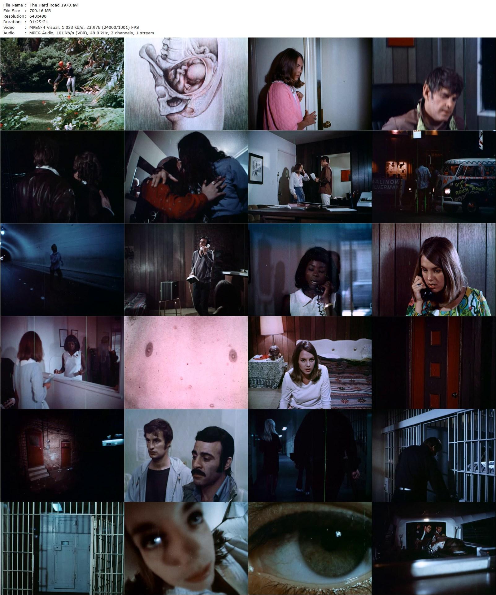 The Hard Road (1970) Gary Graver, Connie Nelson, John Alderman, Catherine Howard-poster