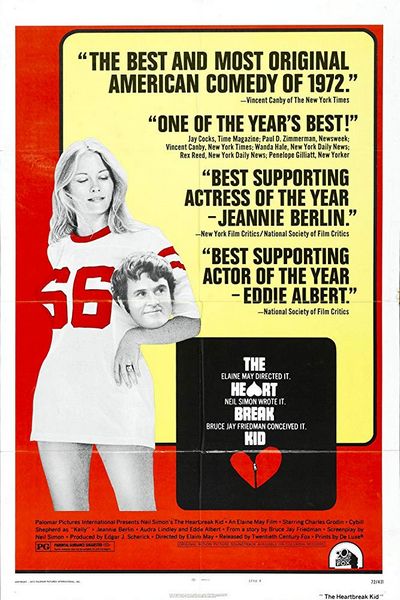 The Heartbreak Kid (1972) Elaine May, Charles Grodin, Cybill Shepherd, Jeannie Berlin