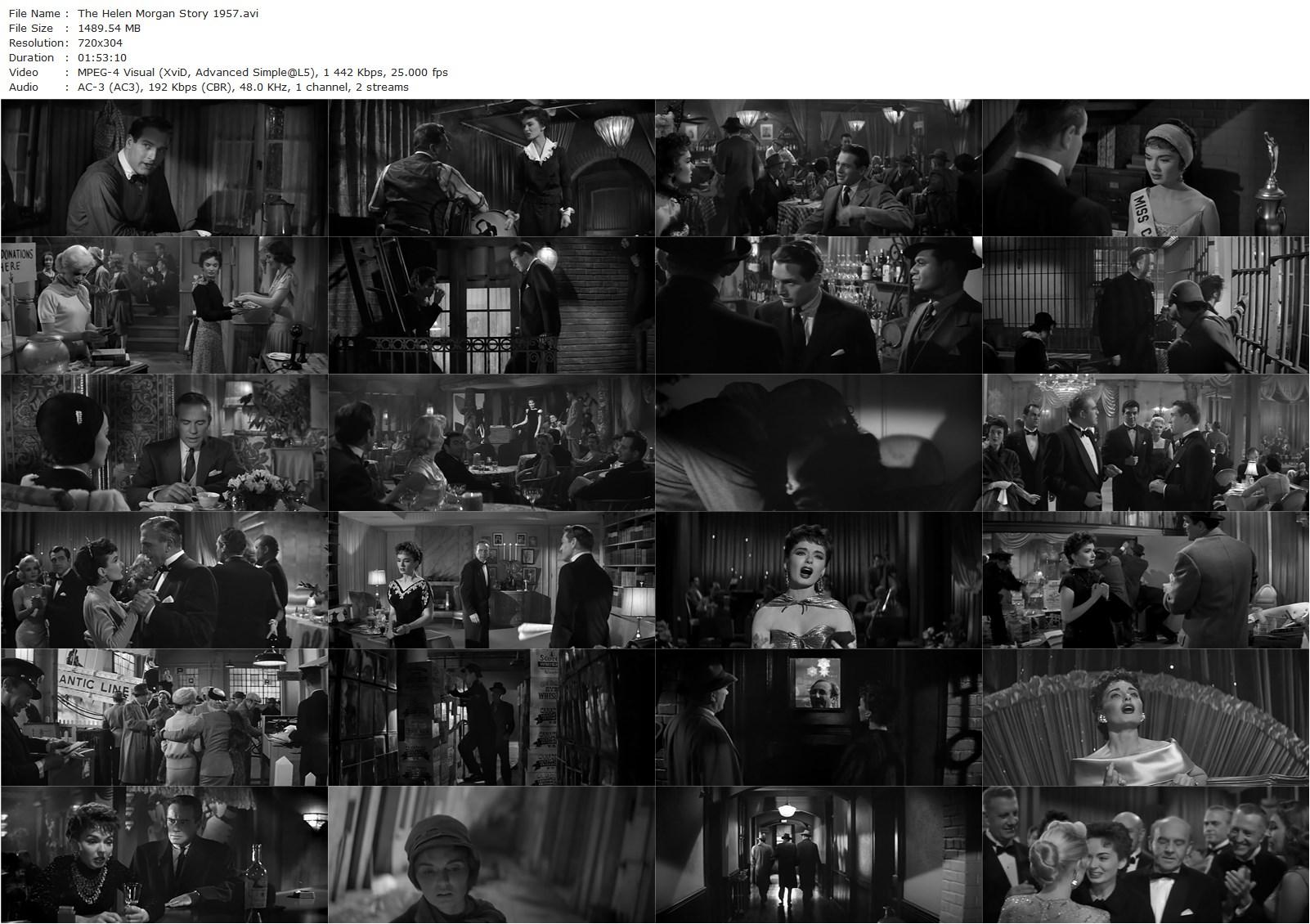 The Helen Morgan Story (1957) Michael Curtiz, Ann Blyth, Paul Newman, Richard Carlson-poster