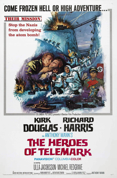 The Heroes of Telemark (1965) Anthony Mann, Kirk Douglas, Richard Harris, Ulla Jacobsson, Action, Drama, History, War