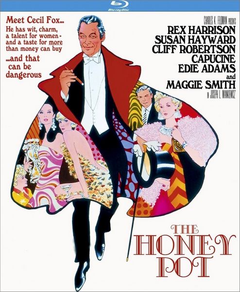 The Honey Pot (1967) Joseph L. Mankiewicz, Rex Harrison, Susan Hayward, Cliff Robertson, Comedy, Crime