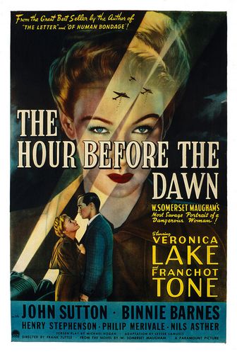 The Hour Before the Dawn (1944) Frank Tuttle, Veronica Lake, Franchot Tone, John Sutton