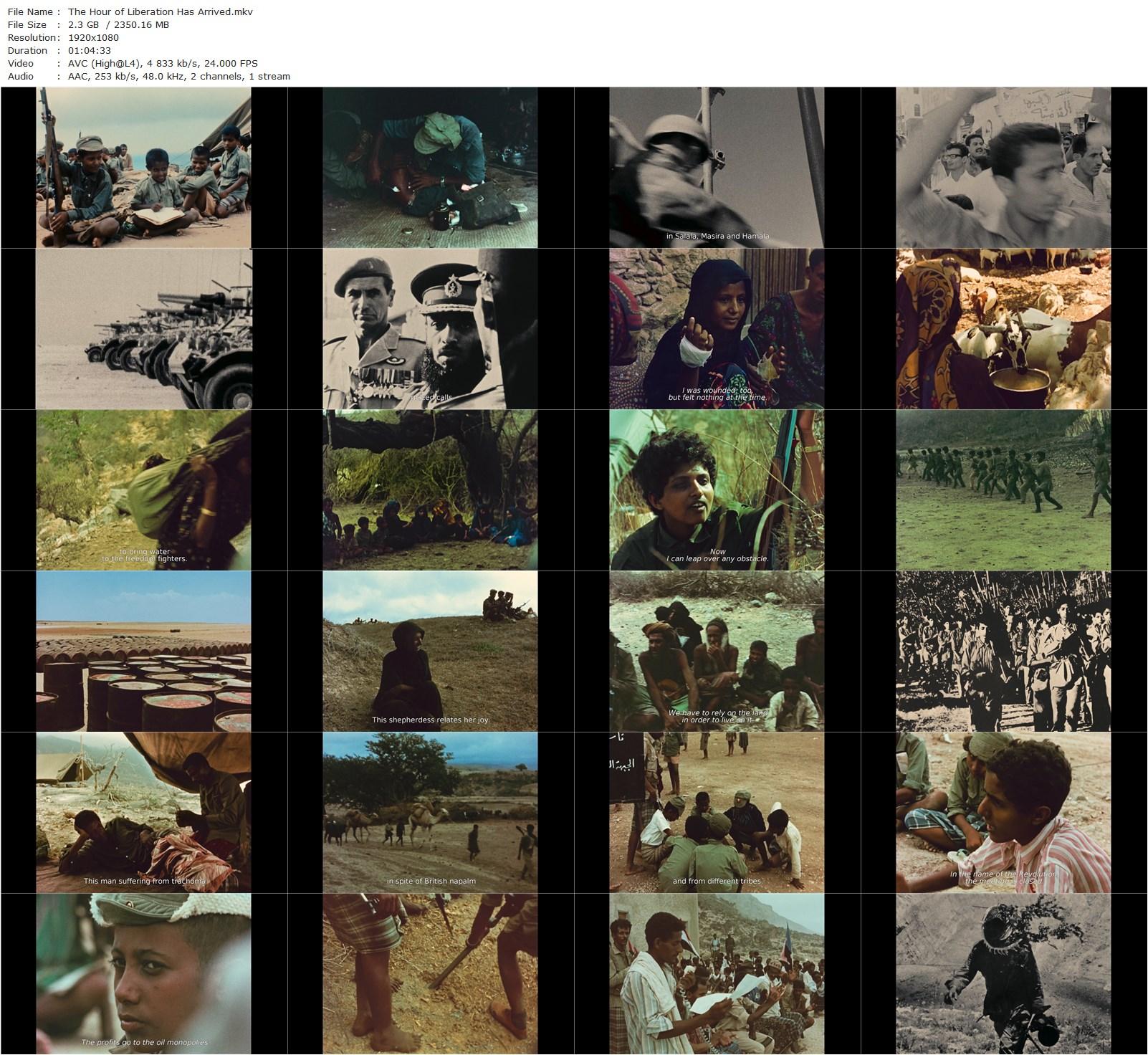 The Hour of Liberation Has Arrived AKA Saat el Tahrir Dakkat, Barra ya Isti Mar (1974) Heiny Srour-poster