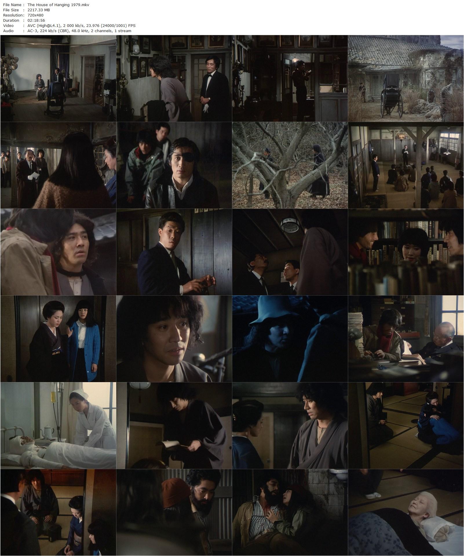 The House of Hanging AKA Byoinzaka no kubikukuri no ie (1979) Kon Ichikawa, Koji Ishizaka, Yoshiko Sakuma, Junko Sakurada-poster