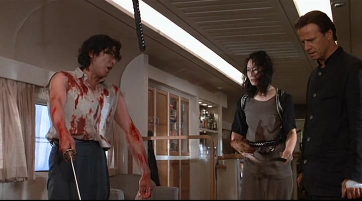 The Hunted (1995) J.F. Lawton, Christopher Lambert, John Lone, Joan Chen-poster