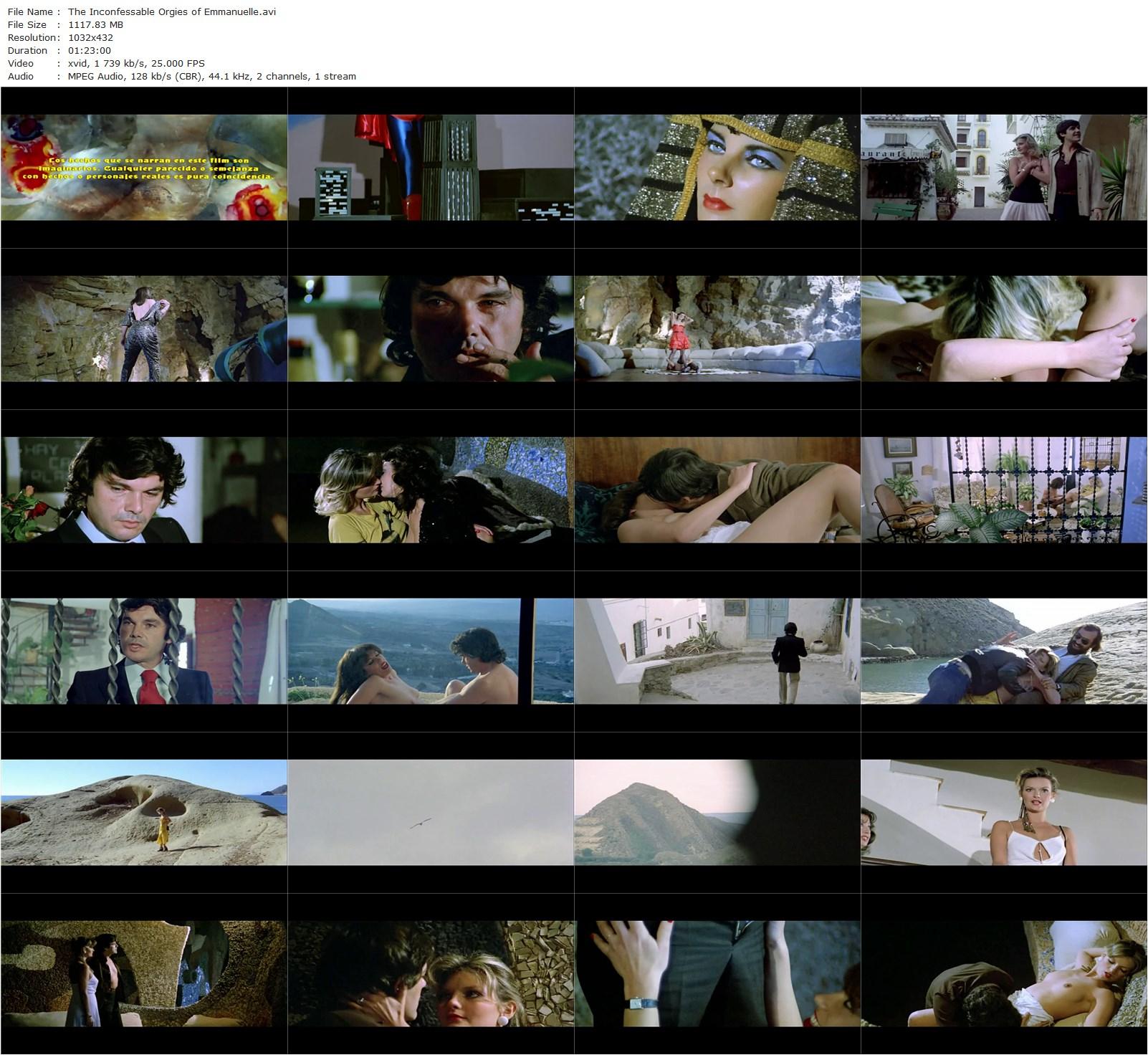 Emmanuelle Exposed AKA Las orgías inconfesables de Emmanuelle (1982) Jesús Franco, Muriel Montossé, Antonio Mayans, Asunción Calero-poster