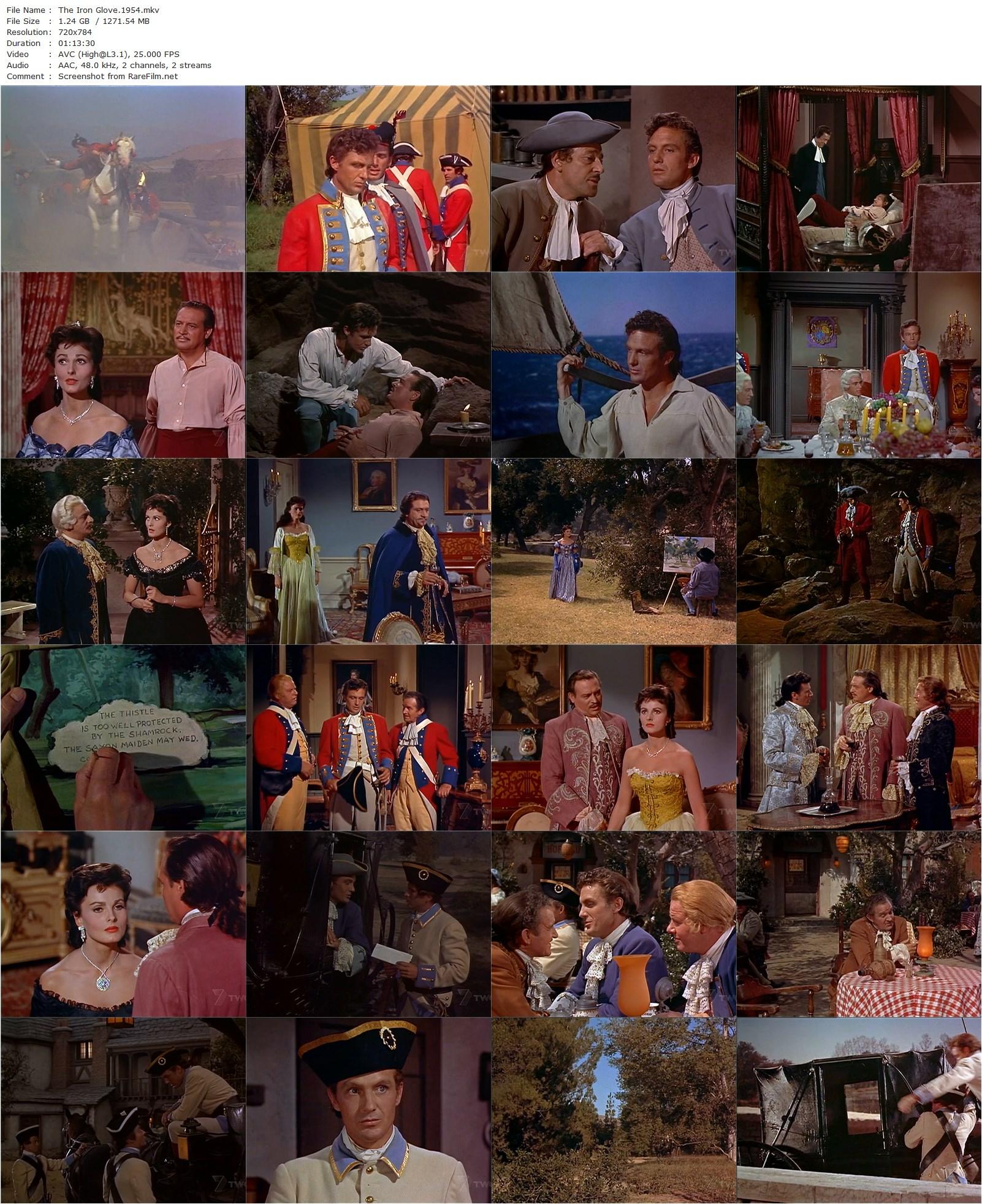 The Iron Glove (1954) William Castle, Robert Stack, Ursula Thiess, Richard Wyler-poster