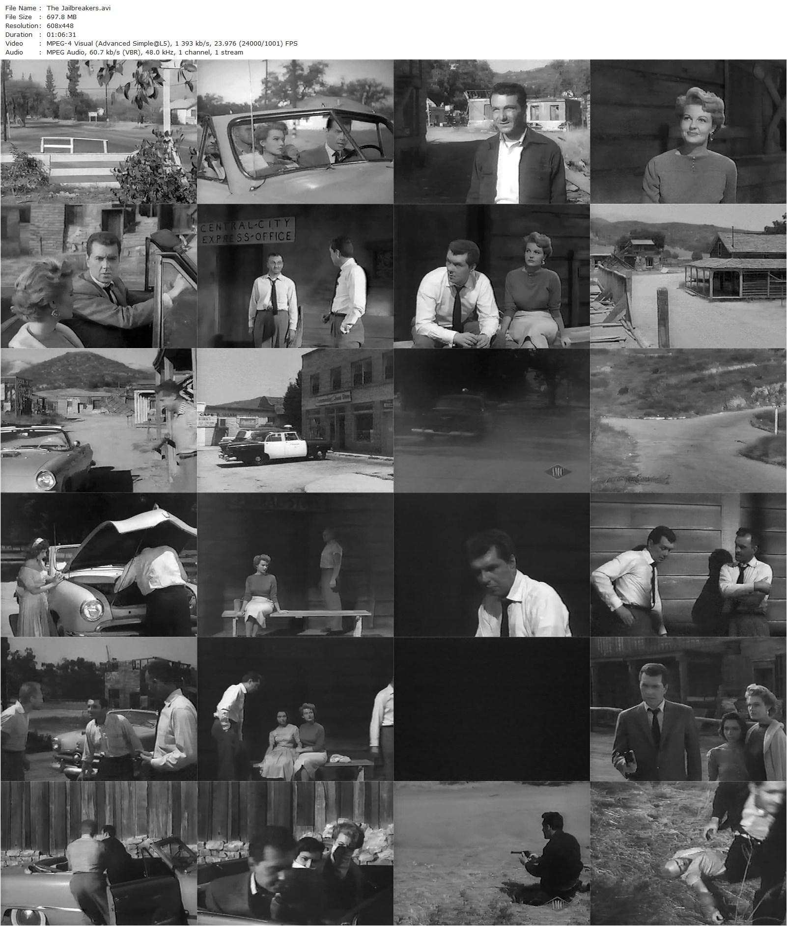 The Jailbreakers (1960) Alexander Grasshoff, Robert Hutton, Mary Castle, Michael O’Connell-poster