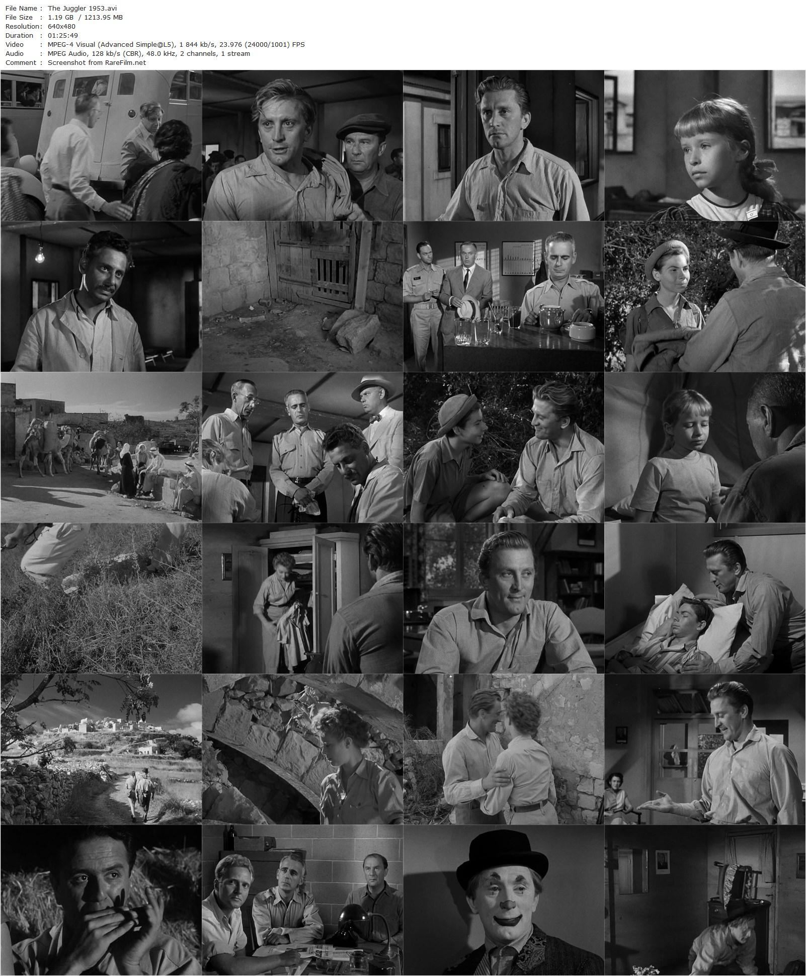 The Juggler (1953) Edward Dmytryk-poster