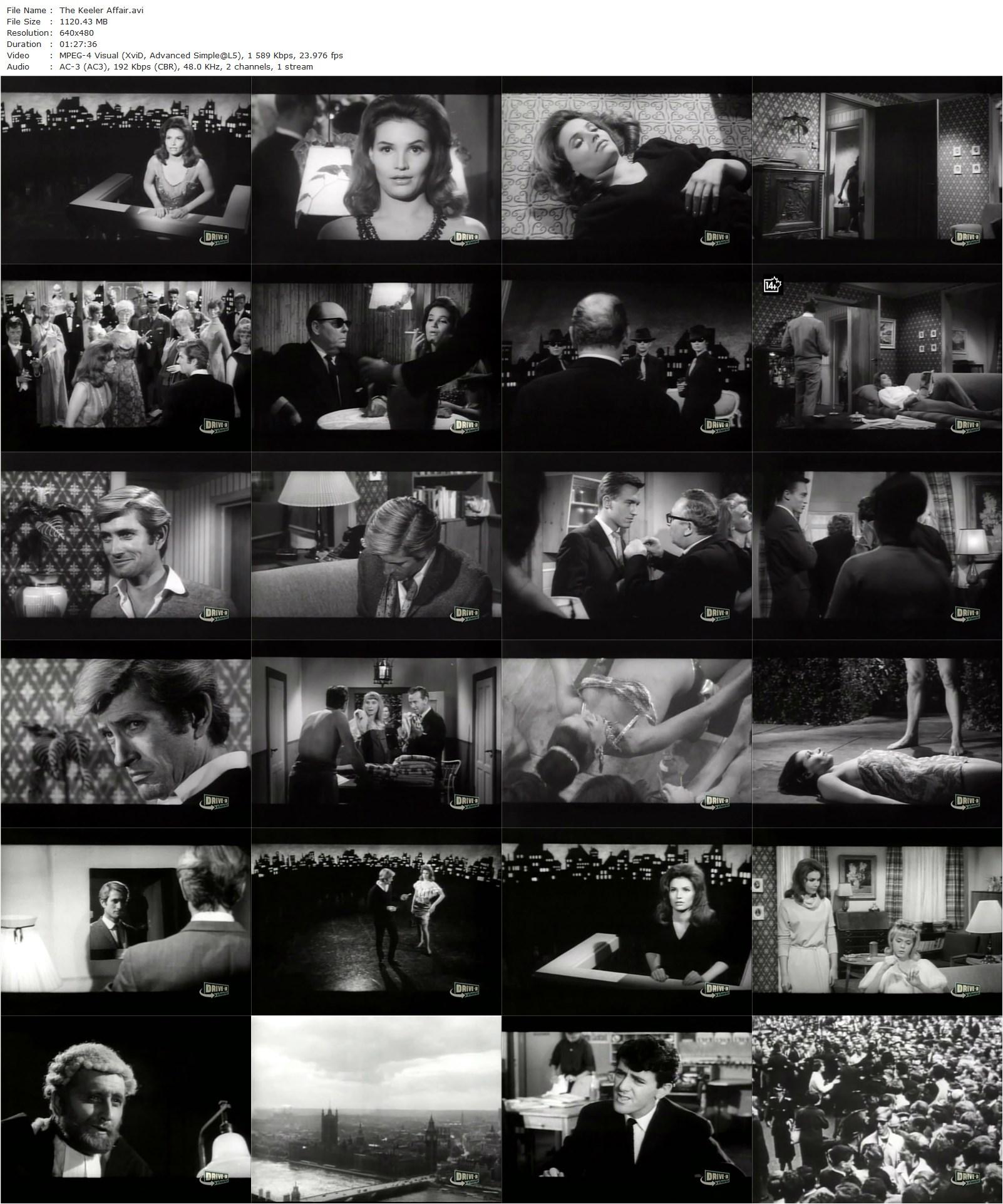 The Keeler Affair (1963) Robert Spafford, Yvonne Buckingham, John Drew Barrymore, Alicia Brandet-poster