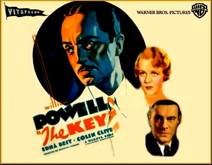 The Key (1934) Michael Curtiz, William Powell, Edna Best, Colin Clive, Drama