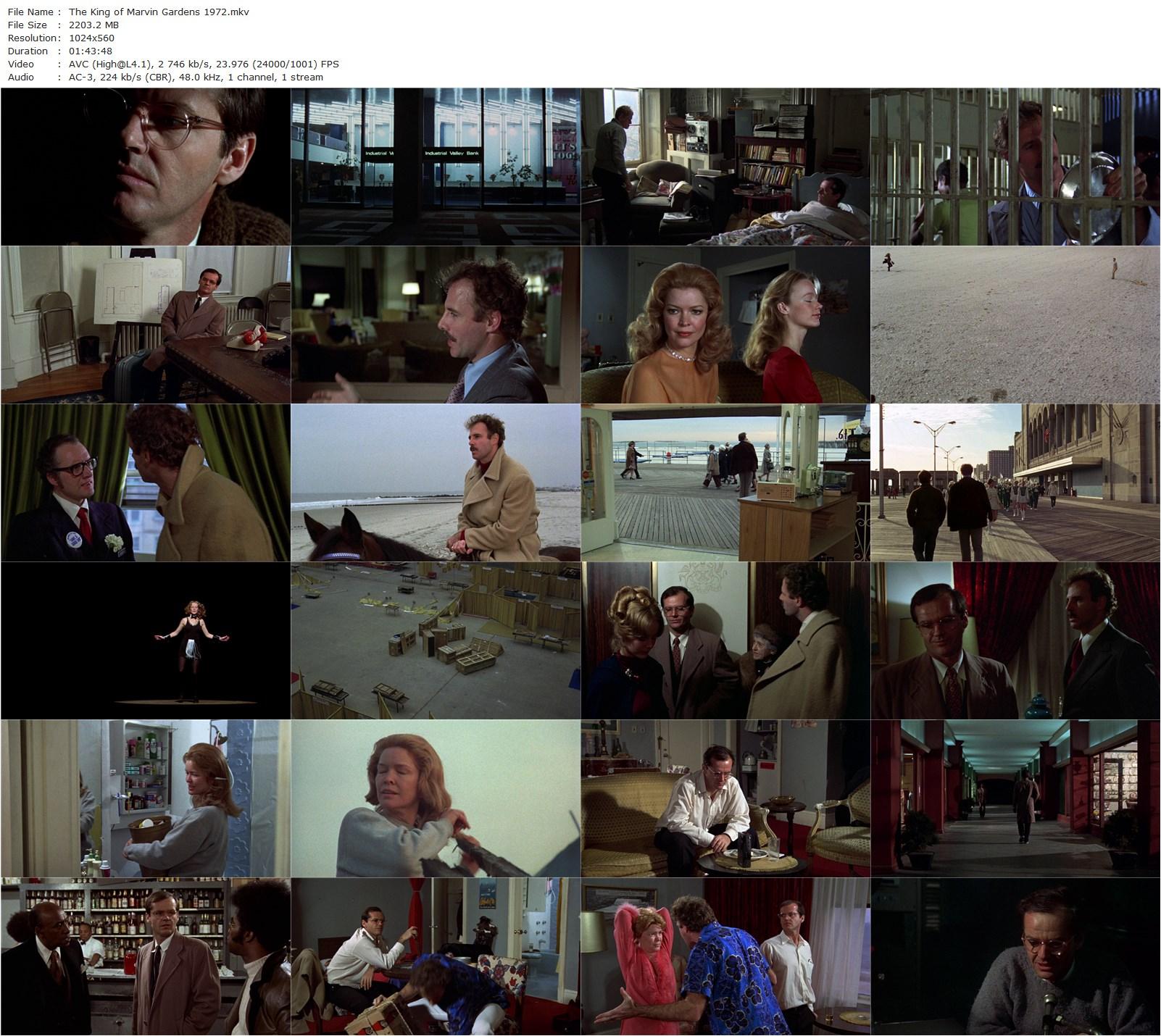 The King of Marvin Gardens (1972) Bob Rafelson, Jack Nicholson, Bruce Dern, Ellen Burstyn-poster