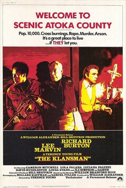 The Klansman (1974) Terence Young, Lee Marvin, Richard Burton, Cameron Mitchell