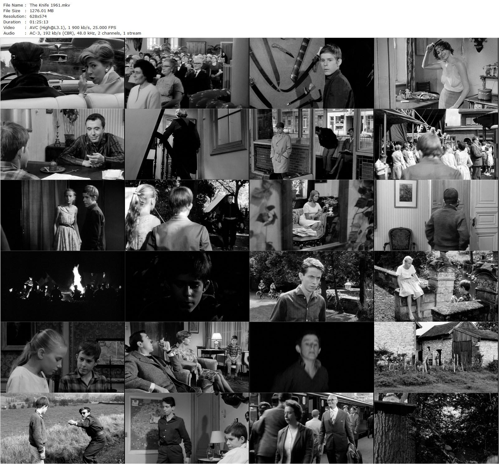 The Knife / Het mes (1961) Fons Rademakers, Reitze van der Linden, Marie-Louise Videc, Ellen Vogel-poster