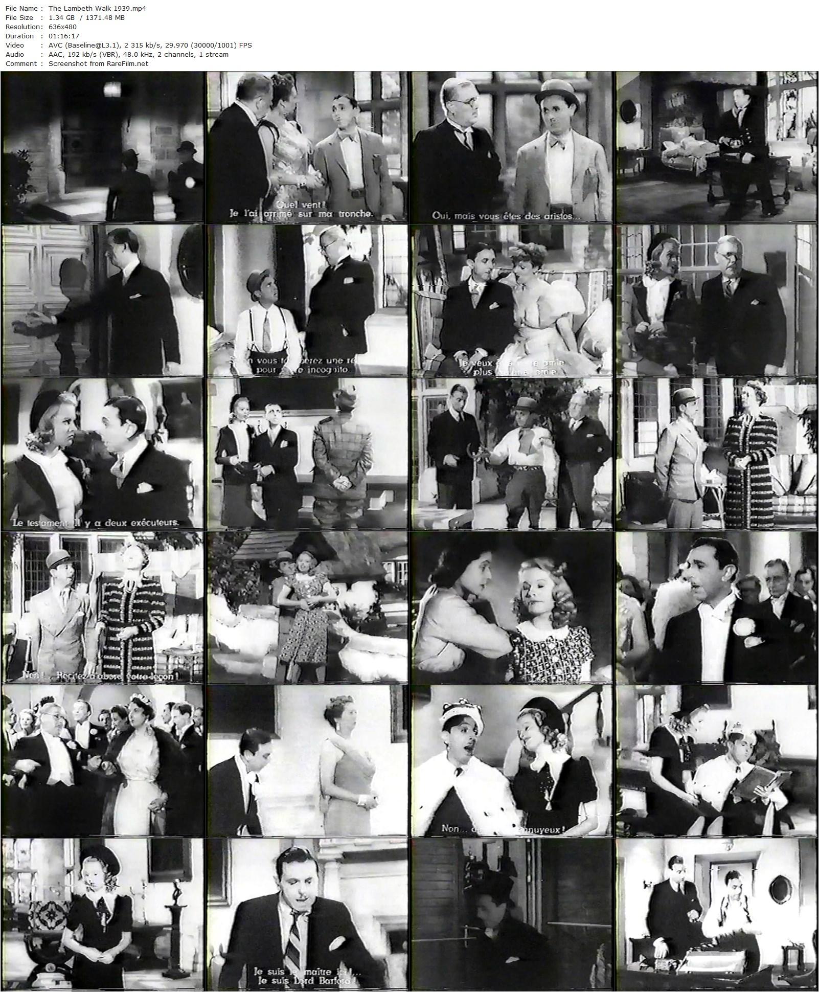 The Lambeth Walk (1939) Albert de Courville, Lupino Lane, Sally Gray, Seymour Hicks-poster