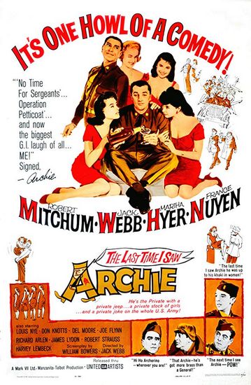 The Last Time I Saw Archie (1961) Jack Webb, Robert Mitchum, Martha Hyer