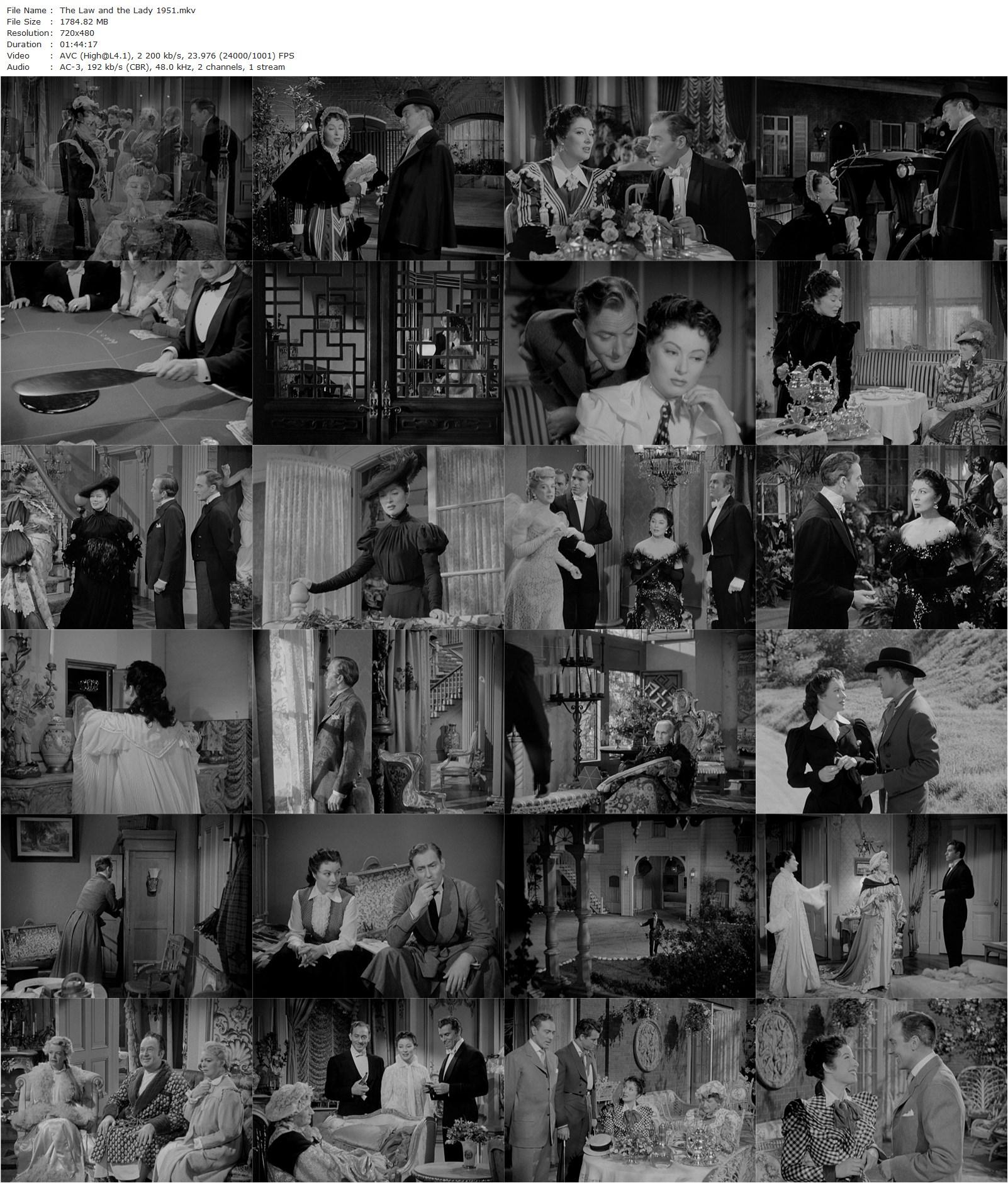 The Law and the Lady (1951) Edwin H. Knopf-poster