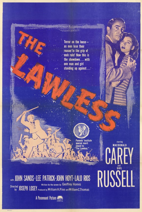 The Lawless (1950) Joseph Losey, Macdonald Carey, Gail Russell, Johnny Sands