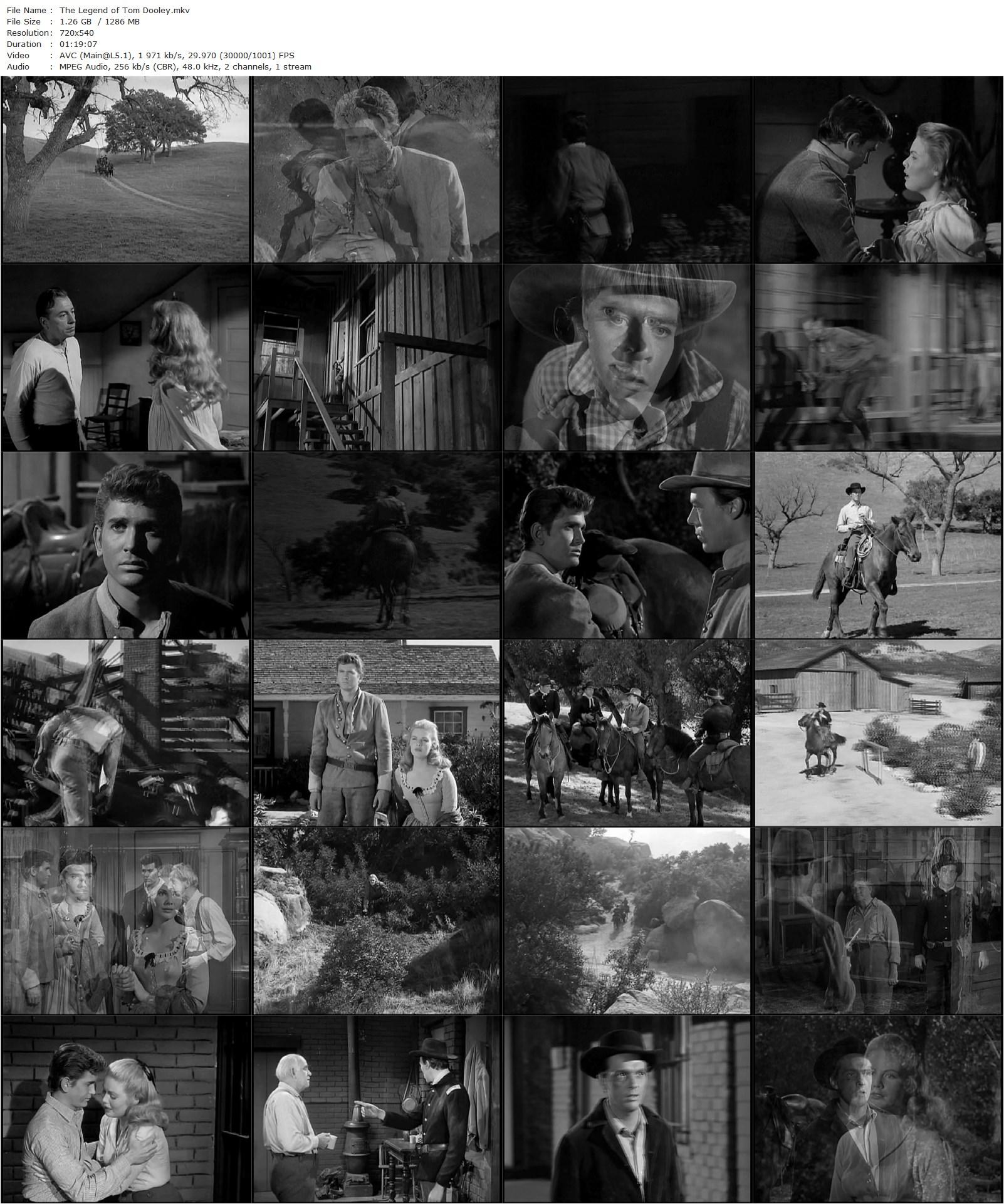 The Legend of Tom Dooley (1959) Ted Post, Michael Landon, Jo Morrow, Jack Hogan-poster