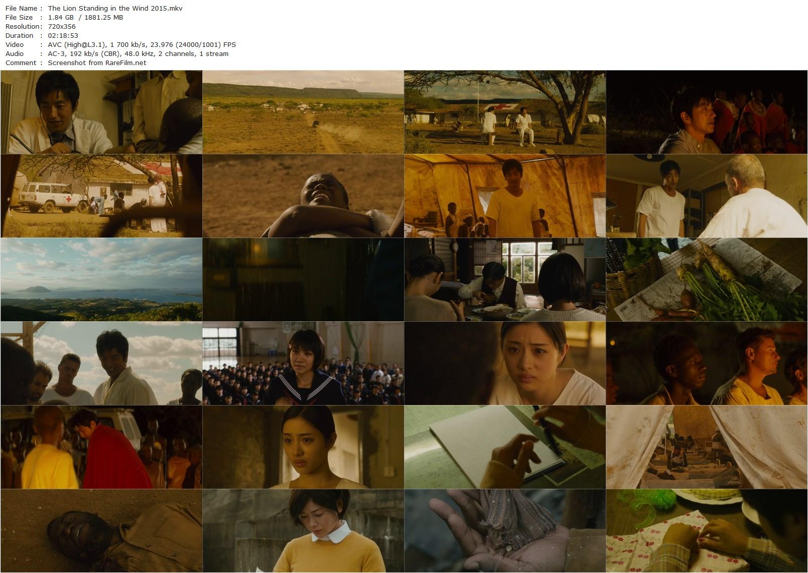 The Lion Standing in the Wind (2015)-poster