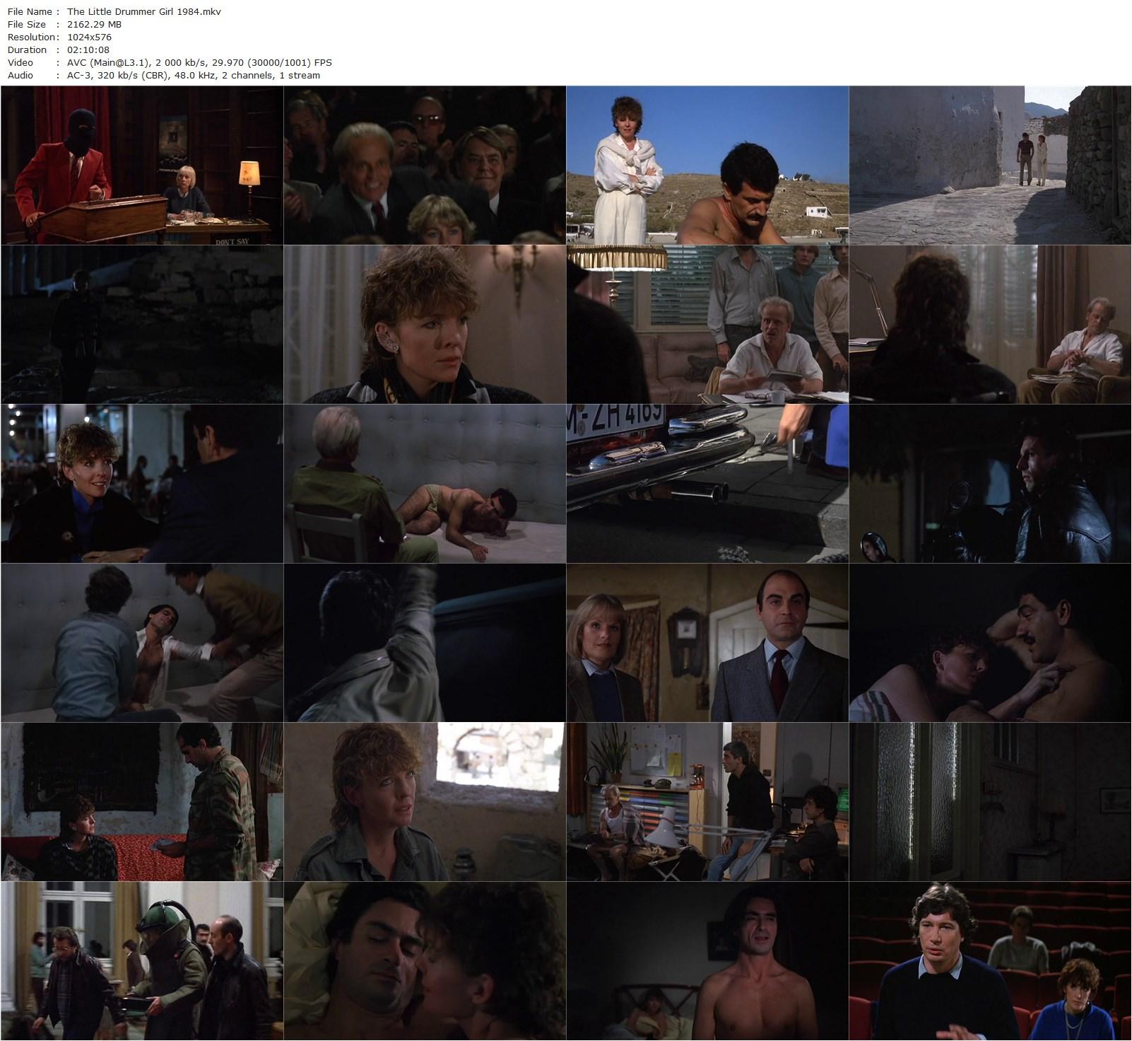 The Little Drummer Girl (1984) George Roy Hill, Diane Keaton, Yorgo Voyagis, Klaus Kinski-poster