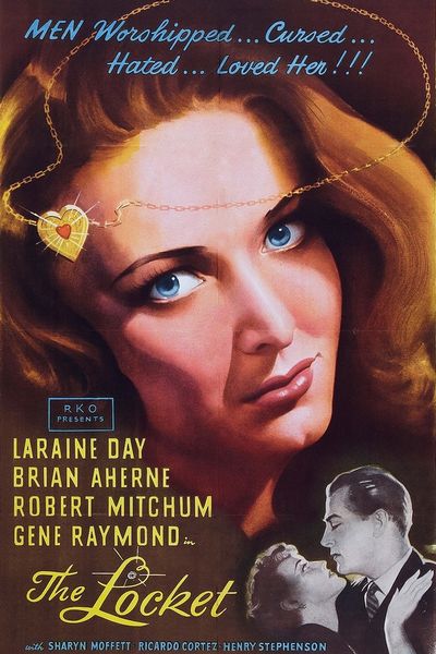 The Locket (1946) John Brahm, Laraine Day, Robert Mitchum, Brian Aherne, Drama, Film-Noir