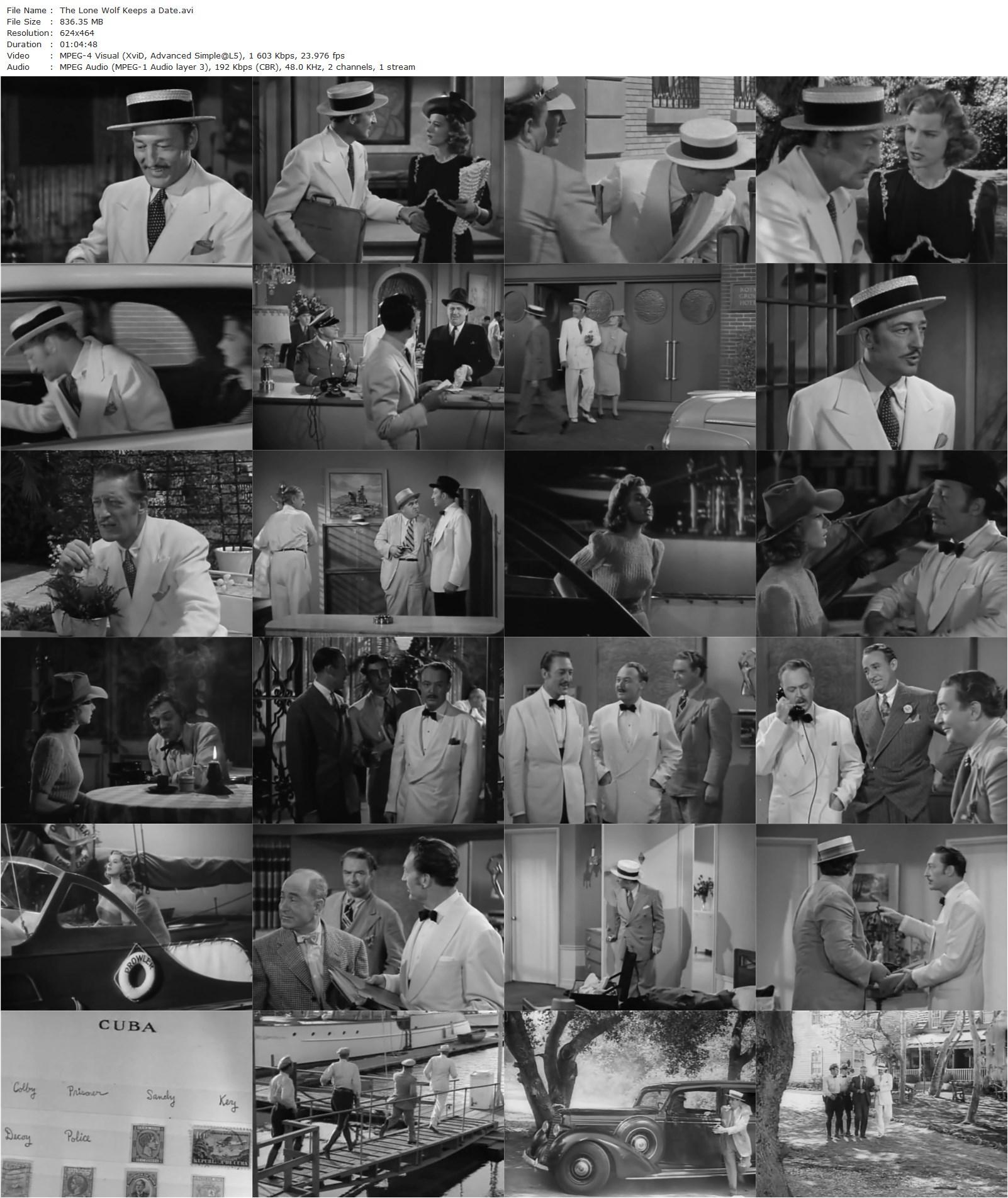 The Lone Wolf Keeps a Date (1940) Sidney Salkow, Warren William, Frances Robinson, Bruce Bennett-poster