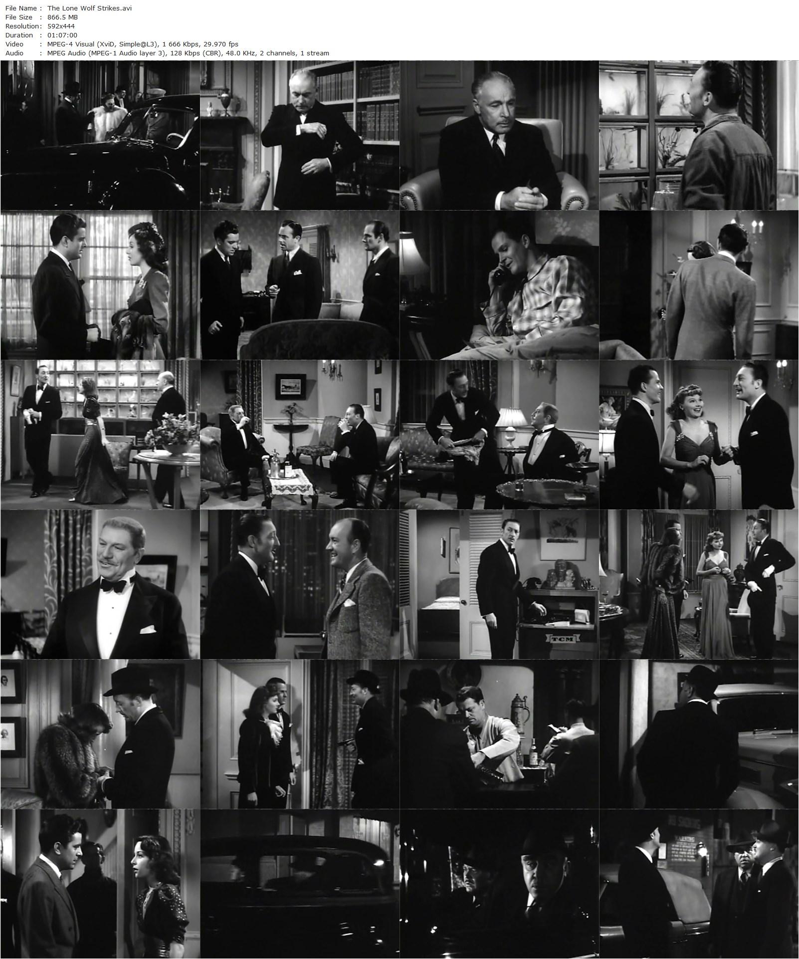 The Lone Wolf Strikes (1940) Sidney Salkow, Warren William, Eric Blore, Joan Perry-poster