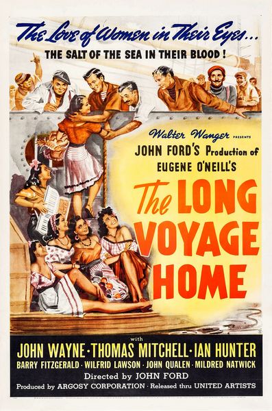 The Long Voyage Home (1940) John Ford, John Wayne, Thomas Mitchell, Ian Hunter, Drama, War
